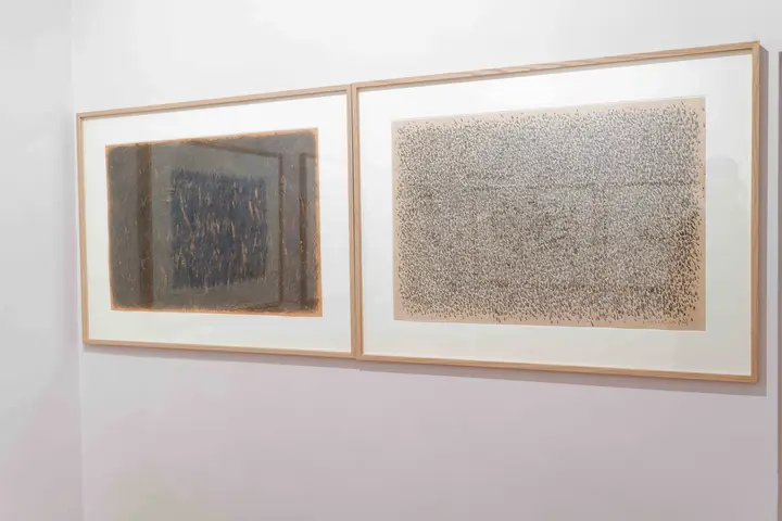 Fondation Lee Ufan à Arles, éclairage muséographique d'une salle d'exposition